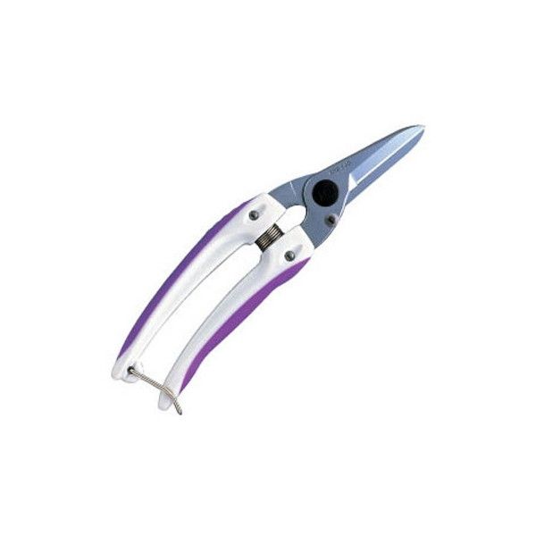 商品説明★ 直径9mm★ 直刃タイプで刃が大きく、草花の束ね切りに最適です。スペック* 全長: 192mm* 刃長: 42mm* 重量: 130g* 材質: 刃/高炭素刃物鋼 ハードクローム仕上げ