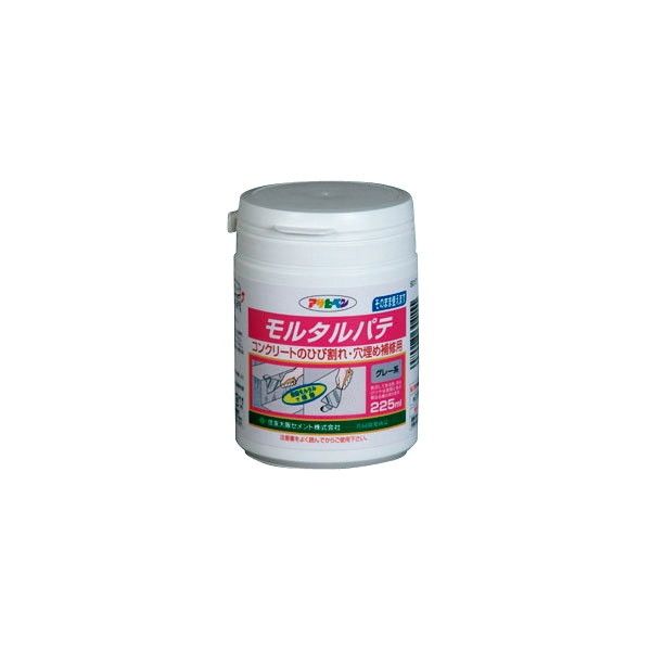 アサヒペン AP モルタルパテ 225ml S017 グレー系 1