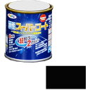 アサヒペン AP 水性スーパーコート 1/12L ツヤ消し黒