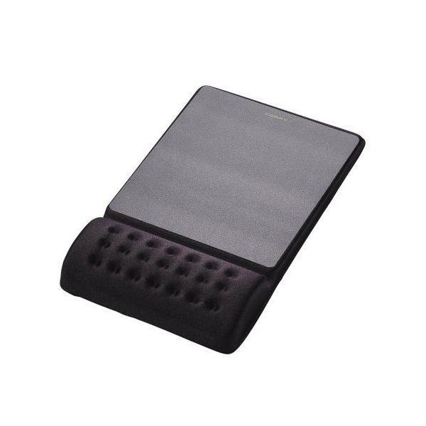 ELECOM MP-096BK ブラック COMFY [疲労軽減リストレスト一体型マウスパッド ハード]