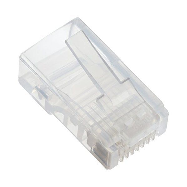 ELECOM LD-RJ45T10/T [Cat5e対応ツメ折れ防止LANコネクタ(10個入)]