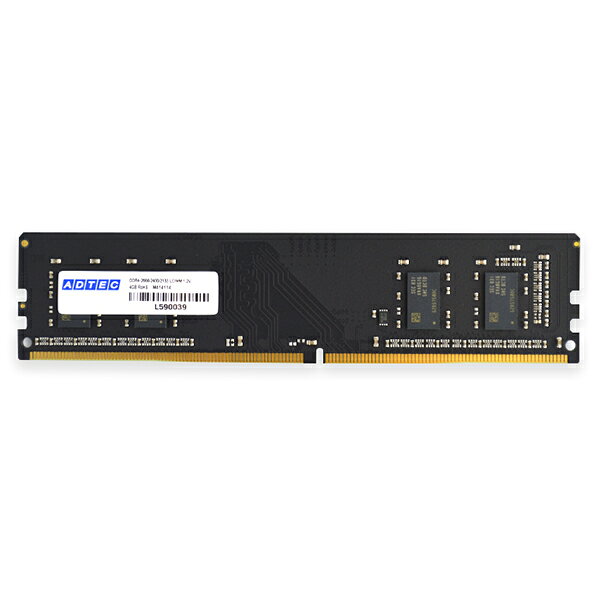 ADTEC ADS2666D-H8GW DDR4-2666 PC4-2666 (PC4-21300) 288pin UDIMM 8GB×2枚【KK9N0D18P】