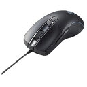 エレコム ゲーミングマウス 有線 5ボタン かぶせ持ち 4段階DPI切替(700~6200) 8000万回耐久スイッチ ブラック(黒) M-G01URBK メー...