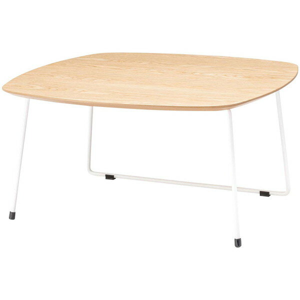 商品説明★ スチール脚のコンパクトなセンターテーブルですスペック* サイズ:W80×D80×H40cm* 重量:10.0kg* 素材:天然木突板(オーク) ウレタン塗装 スチール(粉体塗装)* 原産地:中国* 組立式