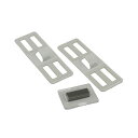 若林製作所 壁美人 P-4用金具セット 白 2枚入 P-4Shw 金物 接合金具
