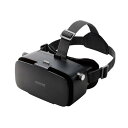 商品説明★ お手持ちのスマートフォンにVR対応アプリをインストールし、本体にセットするだけで、上下左右360度全方向の臨場感あふれる映像が楽しめます。★ 本製品は付け替え可能なVR動画用と2D映像用の2種のレンズが付属しており、VRに限らず様々な映像コンテンツが大画面で楽しむことができます。★ VR用レンズは歪みが少なく視野角が広いVR専用設計の非球面光学レンズを採用しています。★ VR用のレンズは、左右の目の幅に合わせて見やすい位置に調節ができる超ワイド目幅調節機構を搭載しています。★ 2D用レンズは、スマホの画像を2.5倍に拡大して視聴することが可能で、ハンズフリーでスマホの画面を視聴することが可能です。★ 広い開口部設計により、眼鏡を装着した状態でも使用可能です。※幅142mm以内。眼鏡の大きさ・形状によっては使用できない場合があります。★ アジャスター付きの調節可能なヘッドバンドを採用し、フィット感が向上しています。★ スマホを置いて蓋を閉じるだけで簡単に利用できます。★ 新規設計により、4.8〜7.0インチの幅広いサイズのスマートフォンに対応しています。★ サイズ切り替えアダプターでVRゴーグル開口部を小さくでるので、小型サイズスマートフォンも快適に視聴できます。★ 柔らかく通気性に優れたパンチングソフトレザー仕様のフェイスパッドを採用しています。※対象年齢は15才以上です。スペック* 対応機種：VRゴーグル/対応サイズ内スマートフォン* 対応サイズ：4.8〜7.0インチのスマートフォン(※端末サイズ