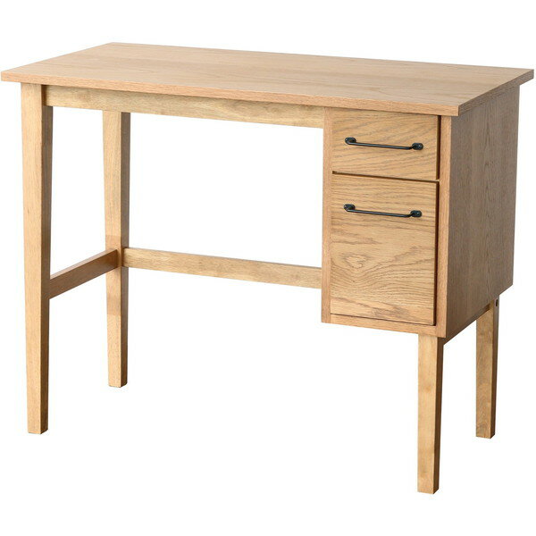 商品説明★ どこか懐かしさを感じるソフトヴィンテージテイストに仕上げています★ 引出2杯がついており収納力があるので天板上は作業スペースが広く取れますスペック* 商品サイズ:W900 × D450 × H720(mm)* 商品重量:17.3...