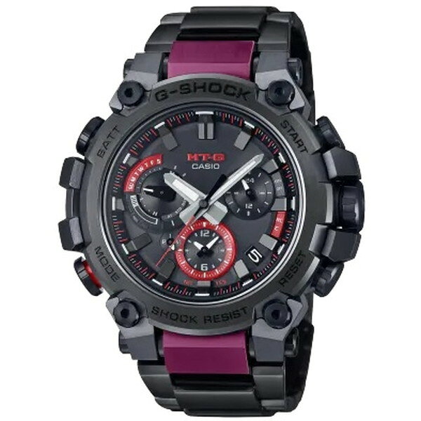 腕時計 時計 CASIO カシオ G-SHOCK メンズ MTG-B3000BD-1AJF Gショック GSHOCK ジーショック ブラック MT-Gシリーズ ソーラー充電 ウォッチ 誕生日 新生活 クリスマス 父の日 プレゼント ギフト MTGB3000BD1AJF