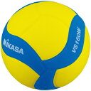 MIKASA VS160W-Y-BL スマイルバレーボール4号 イエロー/ブルー