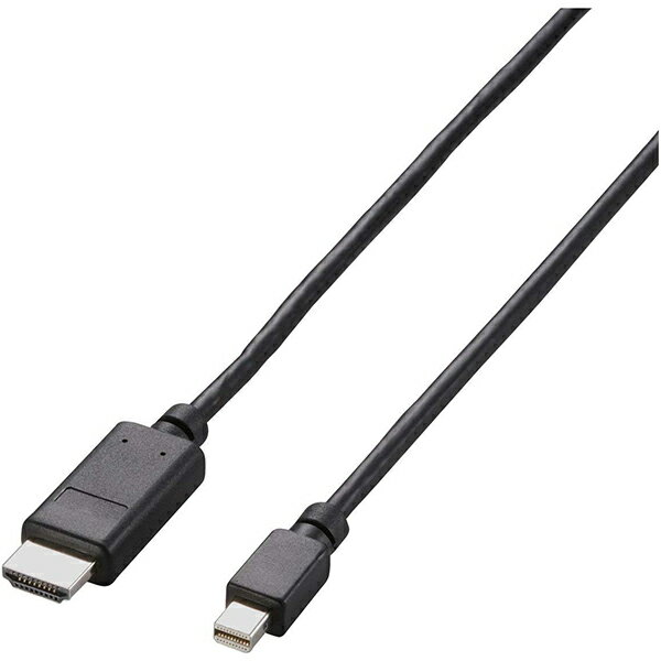 ELECOM AD-MDPHDMI20BK ブラック [Mini DisplayPort-HDMI変換ケーブル 2.0m] メーカー直送