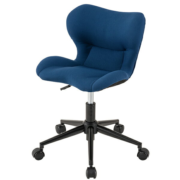 ドウシシャ スリムフィットチェア バランスチェア おしゃれ コンパクト スリム オフィスチェア 姿勢 デスクチェア ダイニングチェア 学習チェア 椅子 イス こども SFC-BL ブルー