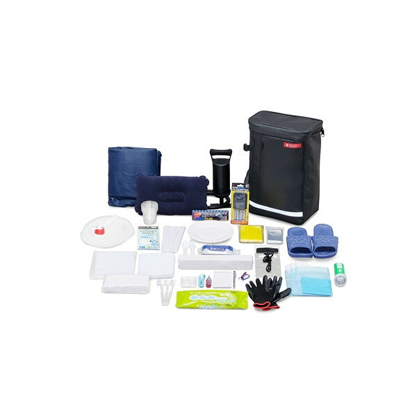 アイリスオーヤマ BS1-31 ブラック [防災セット 1人用31点] メーカー直送