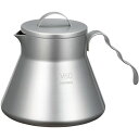 HARIO O-VCSM-50-HSV ヘアラインシルバー V60 メタルコーヒーサーバー 500ml