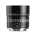 TTArtisan 50mm f/0.95C E(BS) ブラック×シルバー カメラ用交換レンズ (ソニーEマウント)