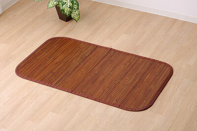 1100080013201 無地 細ひご使用 竹マット 竹王 約70×120cm イケヒコ・コーポレーション メーカー直送 [2]