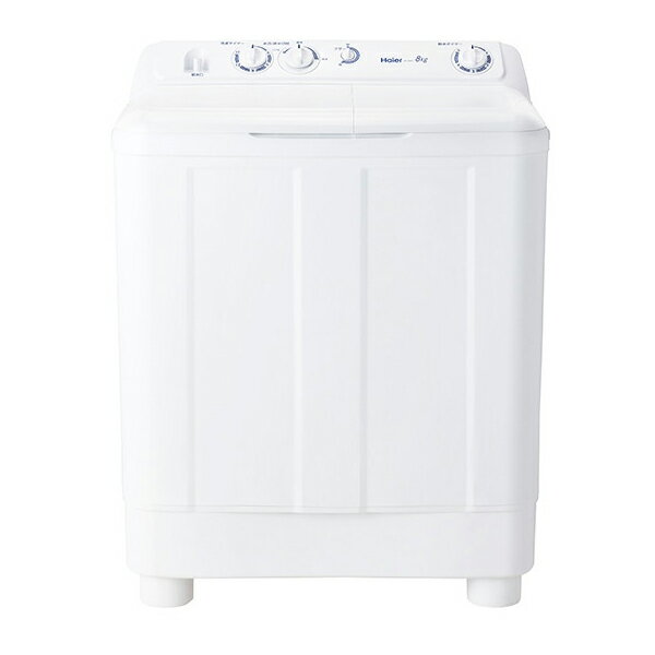 ハイアール 配送のみ 設置取無し 洗濯機 洗濯 家族向け 二槽式洗濯機 8.0kg JW-W80F(W) ホワイト 家電 人気家電 Haier