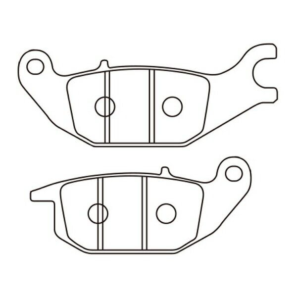 デイトナ D31135 ブレーキパッド 赤パッド GB350/S /モンキー125 / ハンターカブ リア用