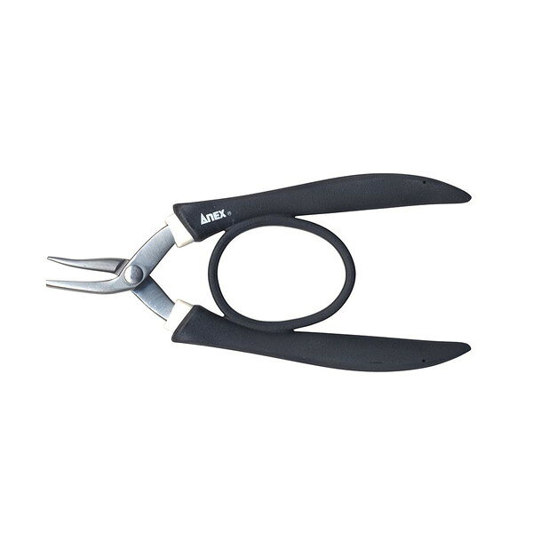 【エントリーでP5倍!20日20:00-27日1:59】 ANEX（兼古製作所） ステンレス製 ラバーグリップヤットコ ピン曲げタイプ135mm No.256