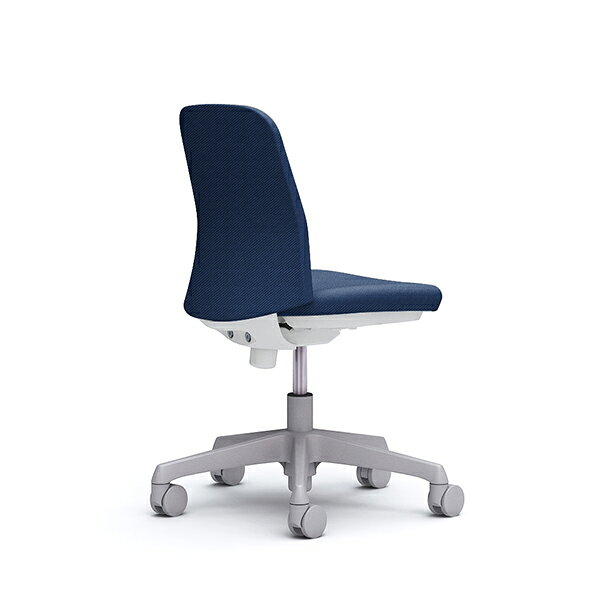 オカムラ CD13BW FZH3 ミディアムブルー Lives Entry Chair [オフィスチェア 肘無し 5本脚(コンパクトタイプ) ホワイトボディ] [2]