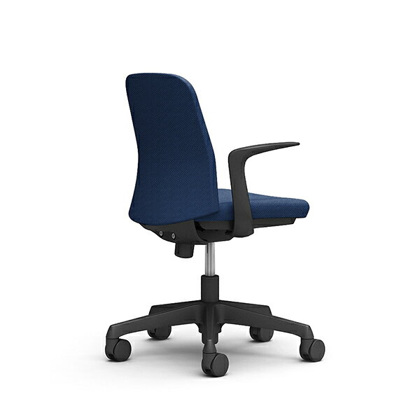 【納期約45日】オカムラ CD23AR FZH3 ミディアムブルー Lives Entry Chair [オフィスチェア デザインアーム 5本脚(コンパクトタイプ) ブラックボディ] [2]