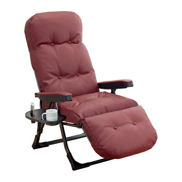 【エントリーでP5倍!20日20:00-27日1:59】 ファミリー・ライフ NEWくつろぎのリクライニングアームチェアEXII ワインレッド グラヴィーナ(0411340) メーカー直送