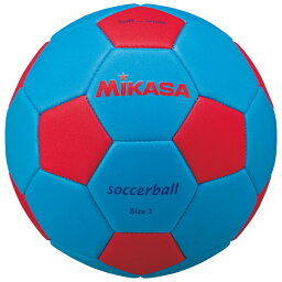 STPEF3-SBLR スマイルサッカー 3号球(小学生向け) マシン縫い MIKASA サックスブルー/レッド