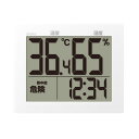 O-503WT DRETEC ホワイト 大画面温湿度計 「グロース」