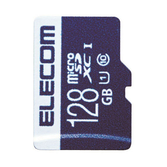ELECOM MF-MS128GU11R MicroSDXCカード データ復旧サービス付 UHS-I U1 45MB s 128GB メーカー直送