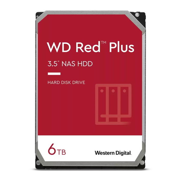 WD60EFPX WESTERN DIGITAL Red Plus [3.5インチ内蔵HDD (6TB 5640rpm SATA 6Gb/s)]