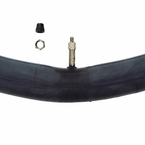 61185 チューブ22X1.75 ヘッター付 サギサカ ブラック