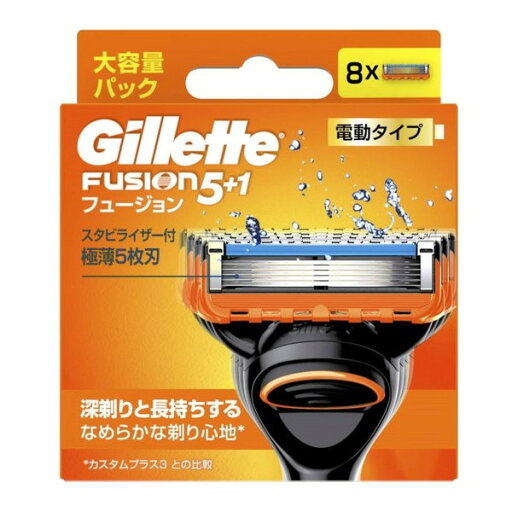 ジレット フュージョンパワー替刃 (8個入) P&G ジレット フュージョンパワー替刃 (8個入) P&G
