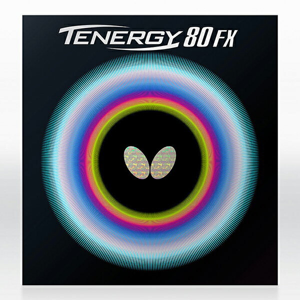 Butterfly - Butterfly テナジー80FX レッド 1.9 [卓球ラバー ハイテンション裏ソフトラバー]