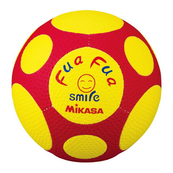 FFF4-YR ふあふあサッカー 縫い 約150g 黄赤 MIKASA