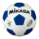 MIKASA SVC403-WB [サッカー4号(小学校) 軽量球 約250g 白/青]