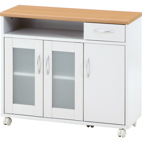 不二貿易(Fujiboeki) キッチンカウンター キッチン収納 幅80×奥行2 