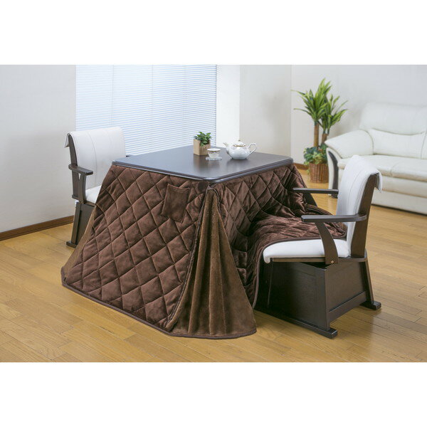 ダイニングこたつ布団 リバーシブル 80×80用(03971) ファミリー・ライフ メーカー直送 [2]