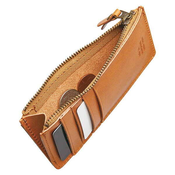 ヌメ革カードケース キャメル OJ-0308 made in underground osaka.japan 3