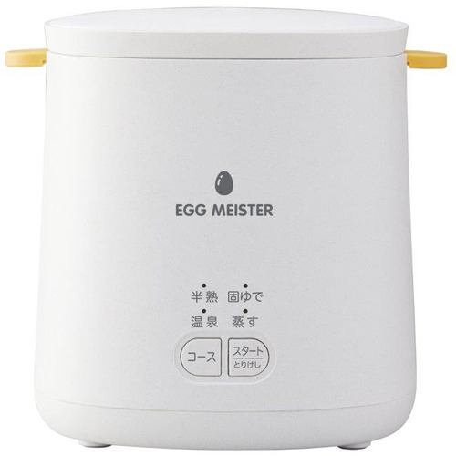 AEM-422 アピックス ホワイト エッグマイスター [ゆで卵調理器 (最大4個対応)]