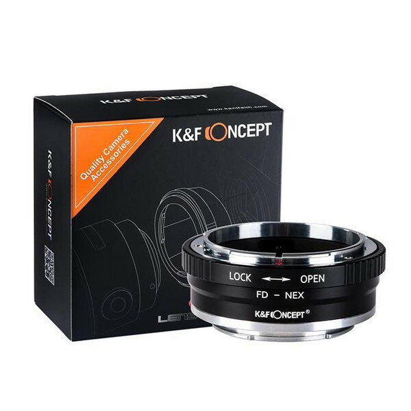 KF-FDE2 K&F Concept [レンズマウントアダプター(ボディ側:ソニーE、レンズ側:キヤノンFD)]