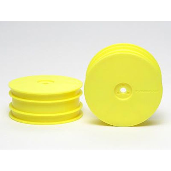 54286 OP.1286 DB01 フロントディッシュホイール(蛍光イエロー) タミヤ