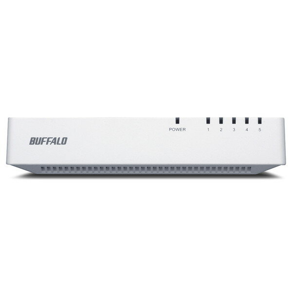 LSW4-TX-5NP/WHD BUFFALO [10/100Mbps対応 スイッチングHub プラスチック筐体/電源内蔵モデル 5ポート ホワイト]
