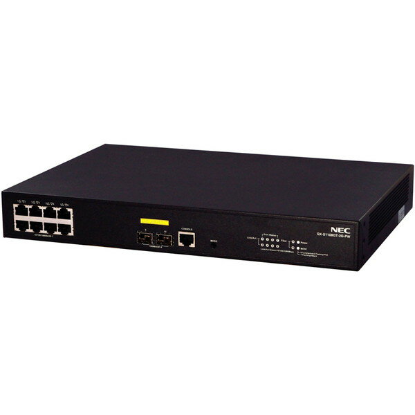 QX-S1108GT-2G-PW NEC [1GbEベーシックPoE+・レイヤ2スイッチ]