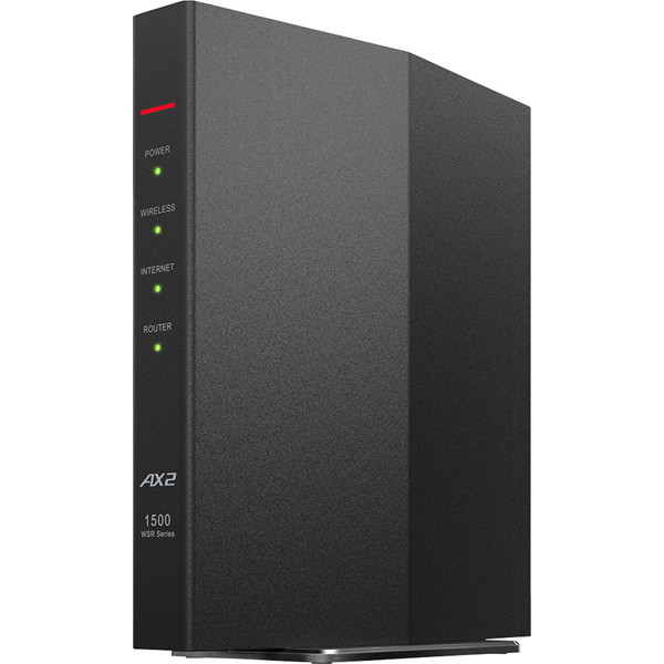 WSR-1500AX2S-BK BUFFALO [LANe@ 11ax/ac/n/a/g/b 1201+300Mbps ubN]