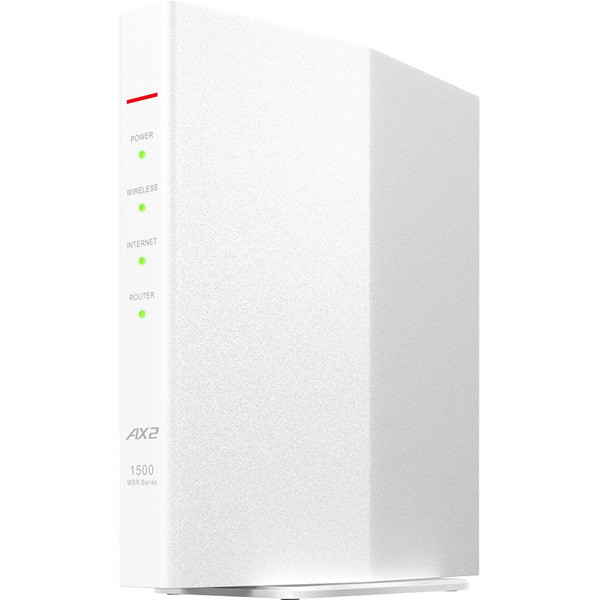 WSR-1500AX2S-WH BUFFALO [LANe@ 11ax/ac/n/a/g/b 1201+300Mbps zCg]