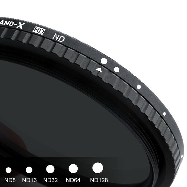KF-55NDX8-128 K&F Concept [NANO-X バリアブル NDフィルター 55mm 減光範囲ND8~ND...