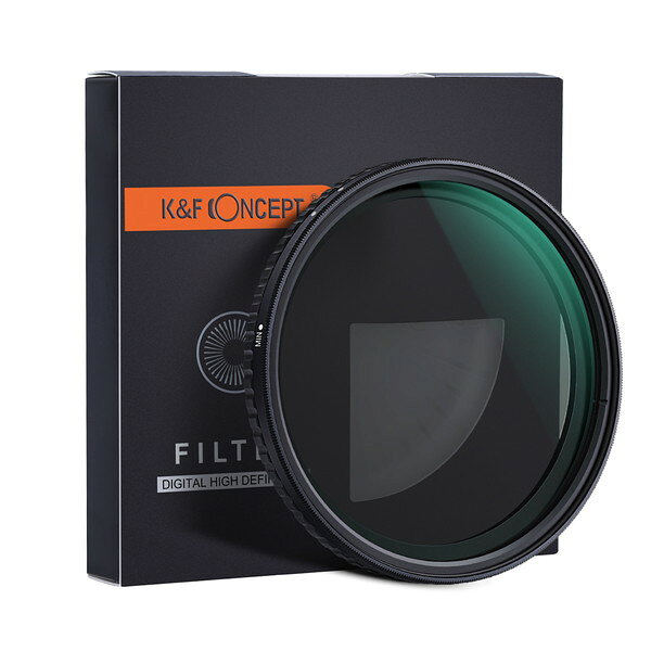 KF-55NDX8-128 K&F Concept [NANO-X バリアブル NDフィルター 55mm 減光範囲ND8~ND...