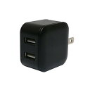 ミヨシ IPA-US03/BK USB-ACアダプタ 2.4A 自動出力制御機能付 ブラック メーカー直送