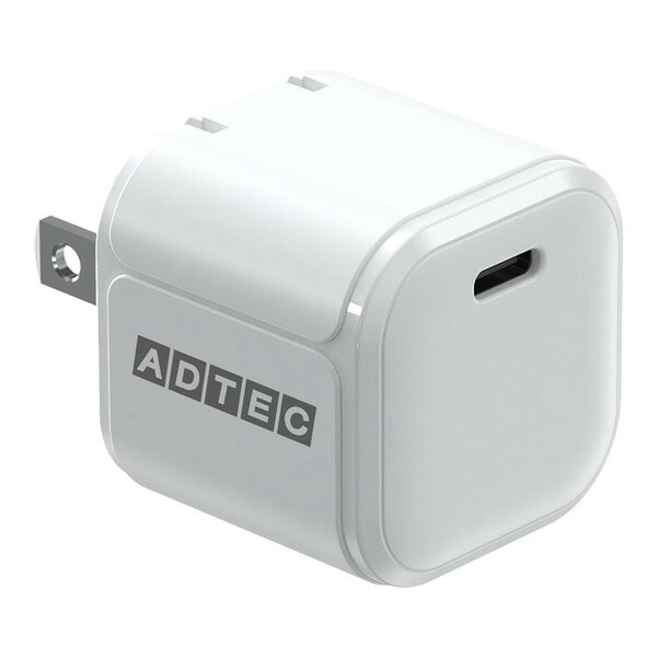APD-V045C-WH ADTEC ホワイト [GaN AC充電器 (Power Delivery対応 45W USB Type-C 1ポート)]
