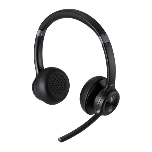 LBT-HSOH20BK ELECOM ワイヤレスヘッドホン ヘッドセット 無線 2.4GHz Bluetooth 5...