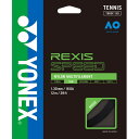 ヨネックス 硬式テニス用 ガット レクシススピード130 ブラック TGRSP130 007 YONEX